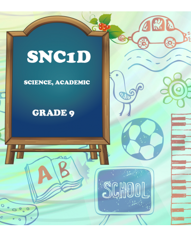 SCIENCE, GRADE 9, ACADEMIC(SNC1D)